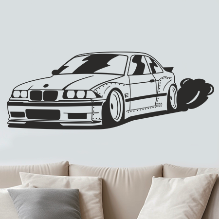 Naklejka na ścianę BMW E36